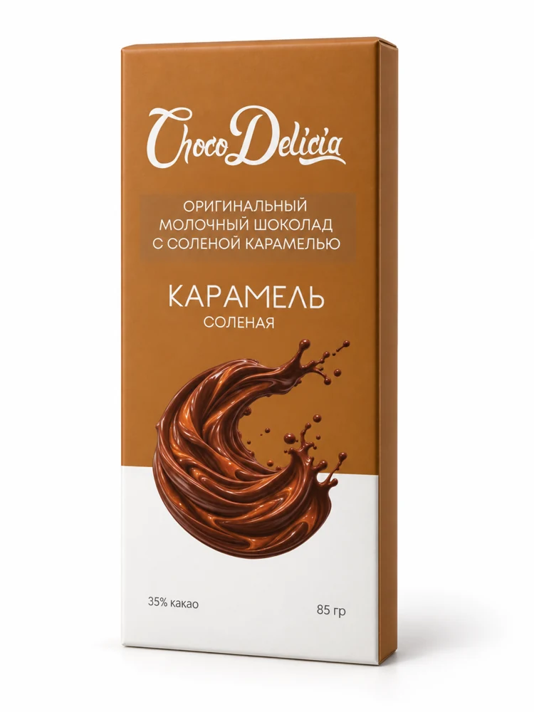 ChocoDelicia — Солёная карамель, 85 г