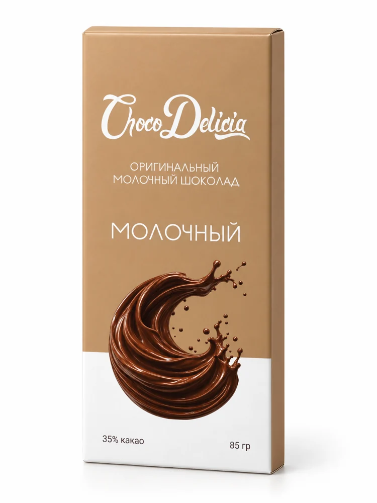 ChocoDelicia — Молочный, 85 г